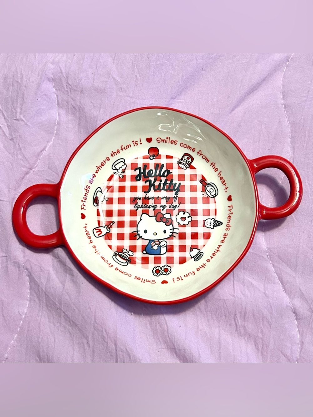 Hello Kitty Ceramic Dish Bowl